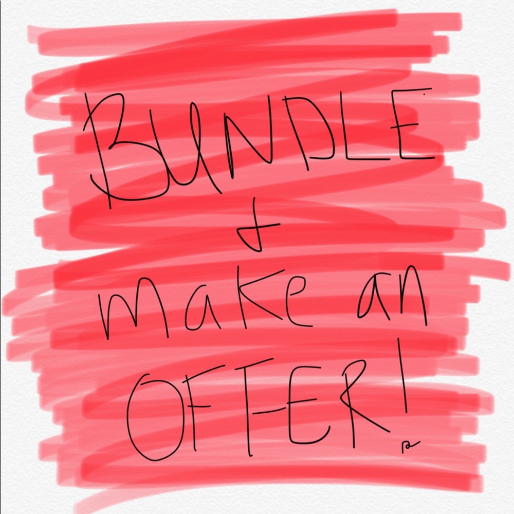 I accept reasonable offers!